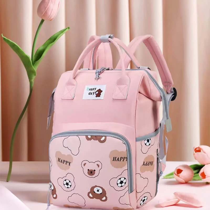 Mochila para pañales nórdica impermeable de gran capacidad - imagen 2