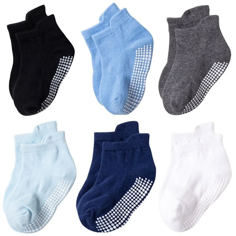 Calcetines antideslizantes de algodón para bebé - imagen 2