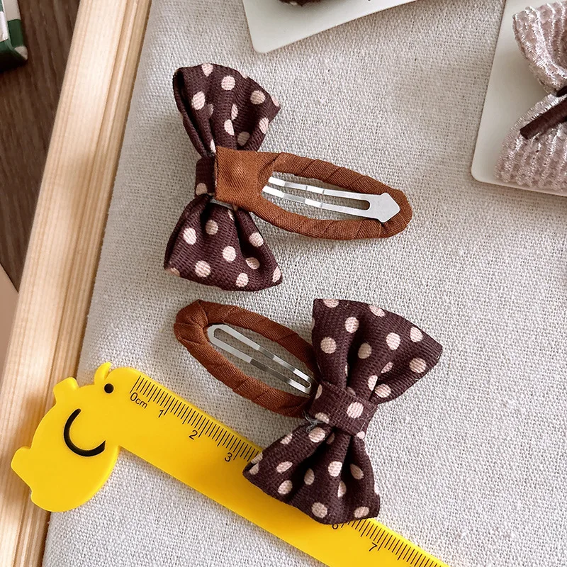 Clips de pelo mariposa para niñas - Color dulce leche, estilo coreano - imagen 4