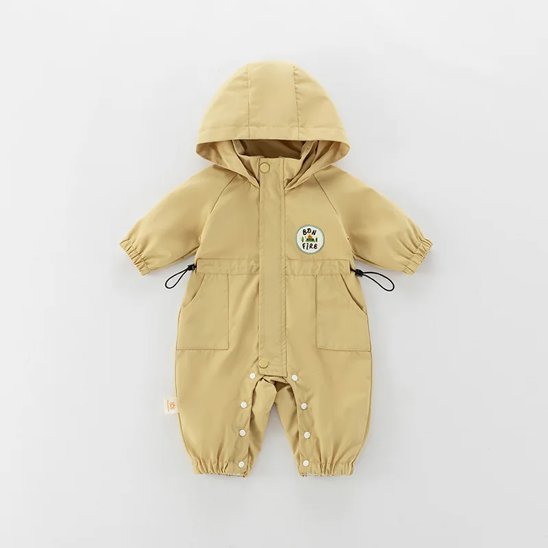 MILANCEL Pelele de invierno para bebé con capucha suave - imagen 5