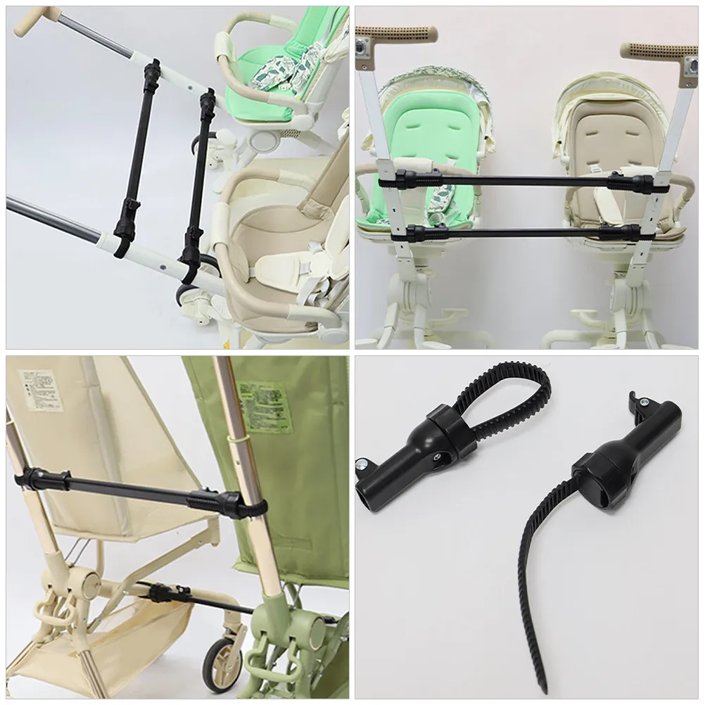 Conector ajustable para cochecito doble universal con giro suave - imagen 5