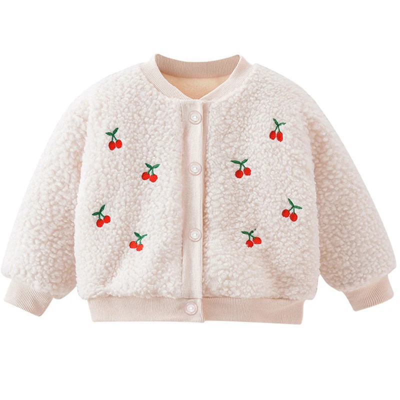 Abrigo de lana gruesa para niña pequeña – Cálido de otoño-invierno - imagen 5