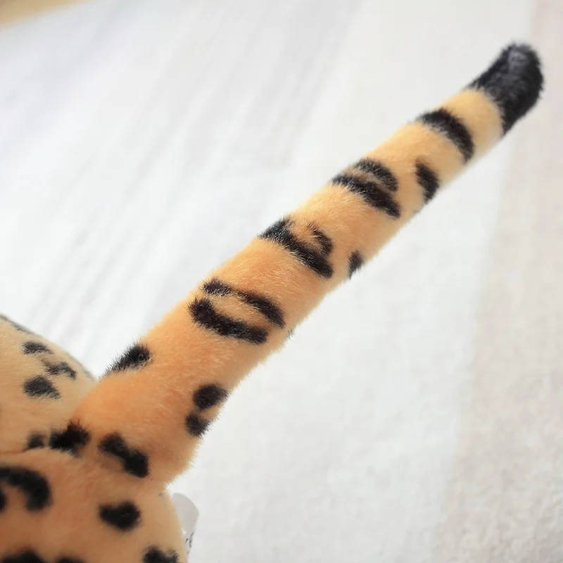 Peluche de leopardo negro – Juguete suave para niños y bebés - imagen 5