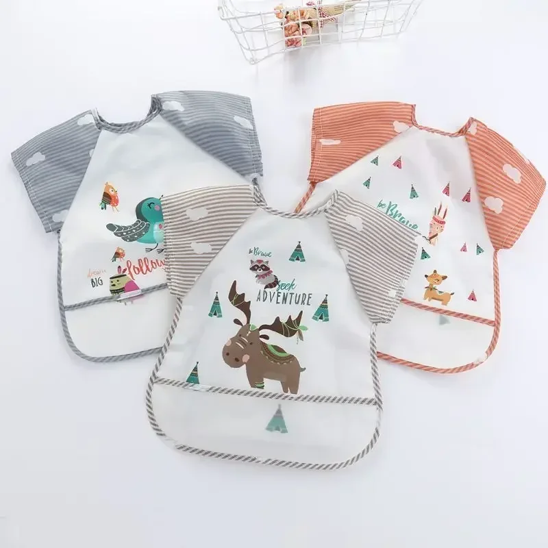 Babero delantal impermeable sin mangas para eructar, animales - imagen 4