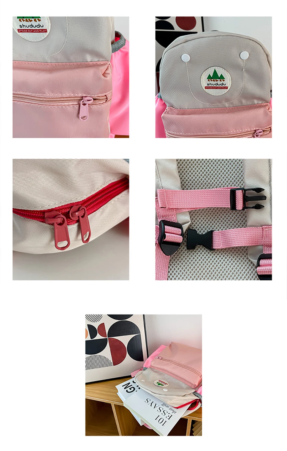 Modelos infantil usando la mochila