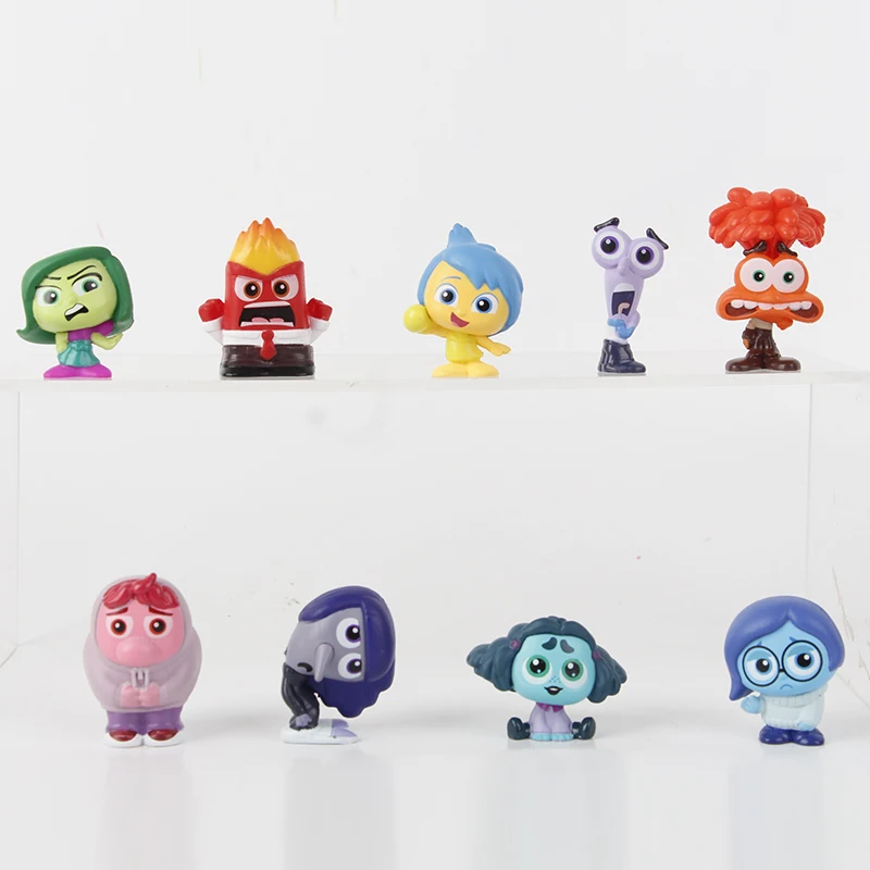 set de 9 mini figuras Inside Out 2