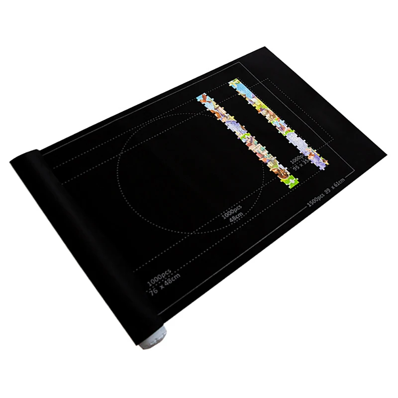 Alfombrilla puzzle enrollable de fieltro para niños: práctica y segura - imagen 4