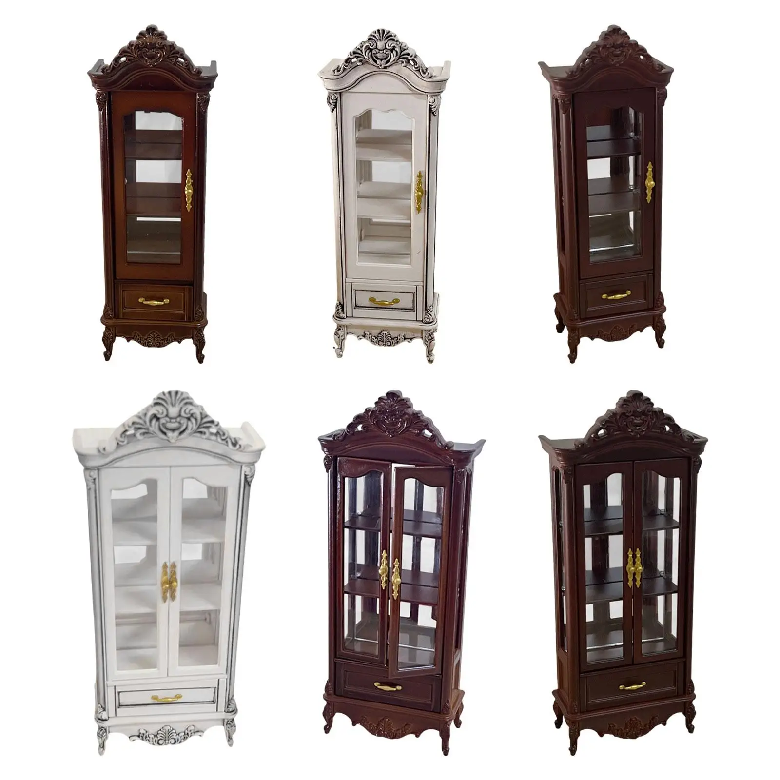 Mueble bar miniatura para casa de muñecas, juguete de simulación - imagen 5