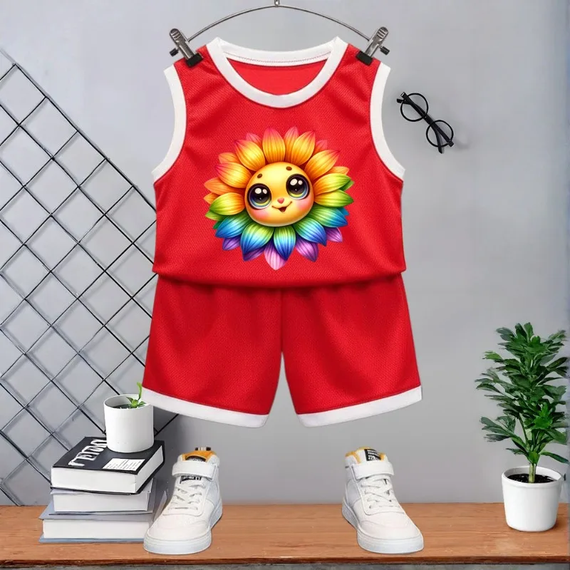Conjunto de verano niños: chaleco y pantalón corto transpirable - imagen 5