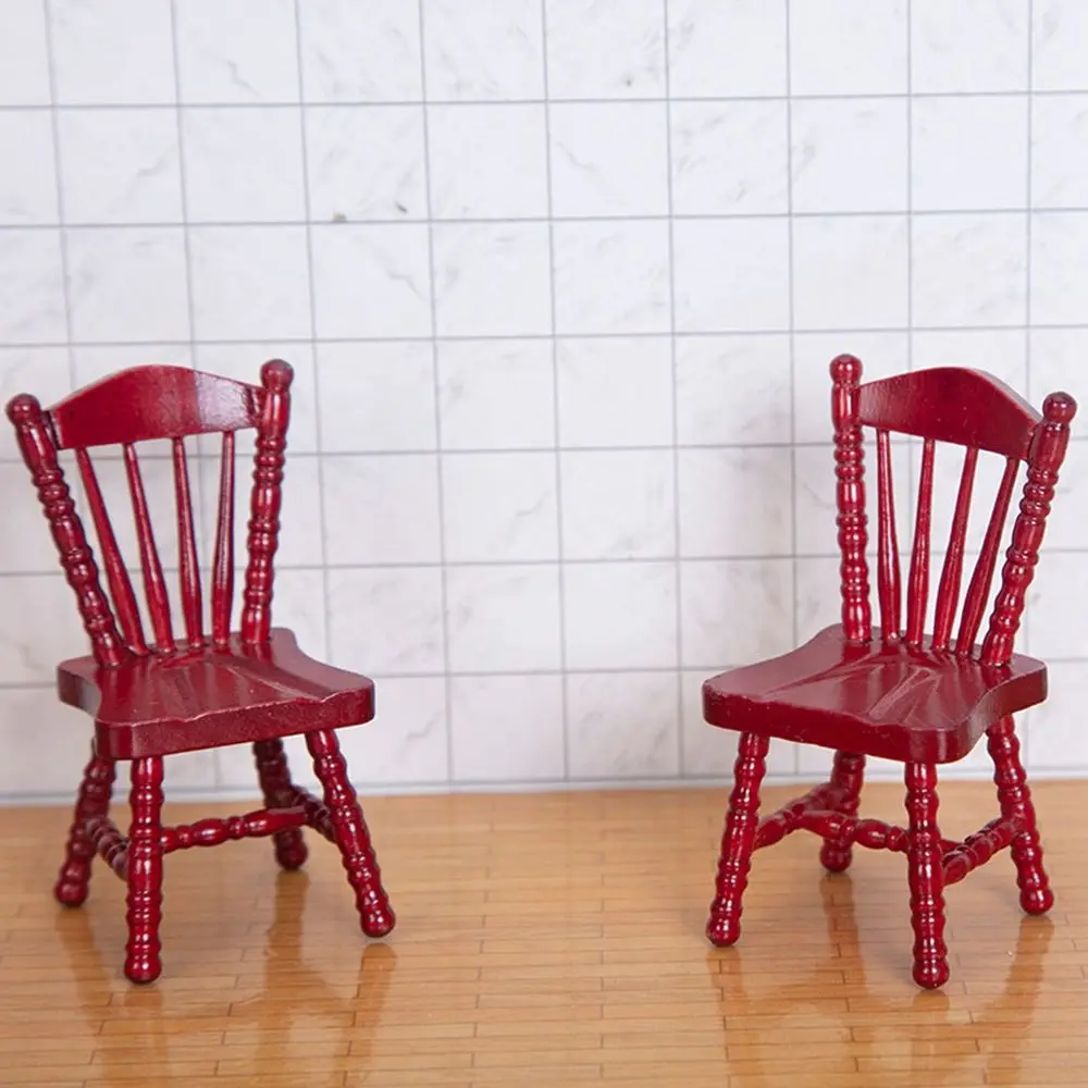 Mesa de muñecas de madera blanca para comedor de casa - imagen 4