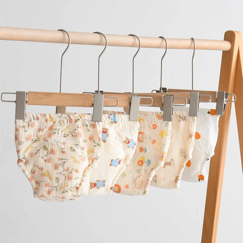 Pantalones entrenamiento impermeables bebé algodón lavable