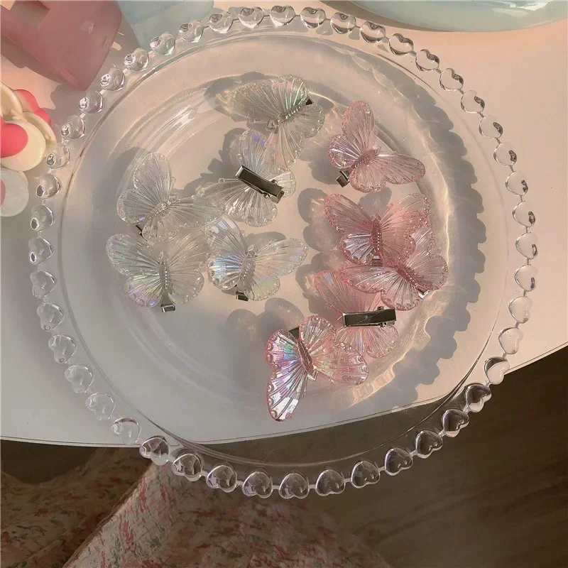 Pinzas pelo mariposa multicolor para niña – Diseño elegante - imagen 2