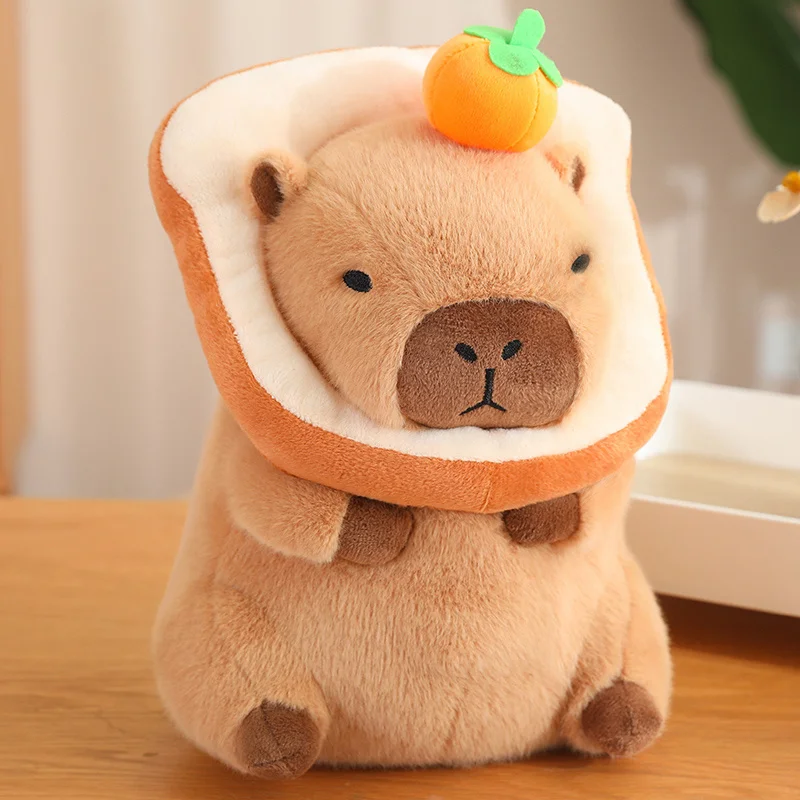 Peluche capybara blando con nariz simulada para jugar - imagen 2