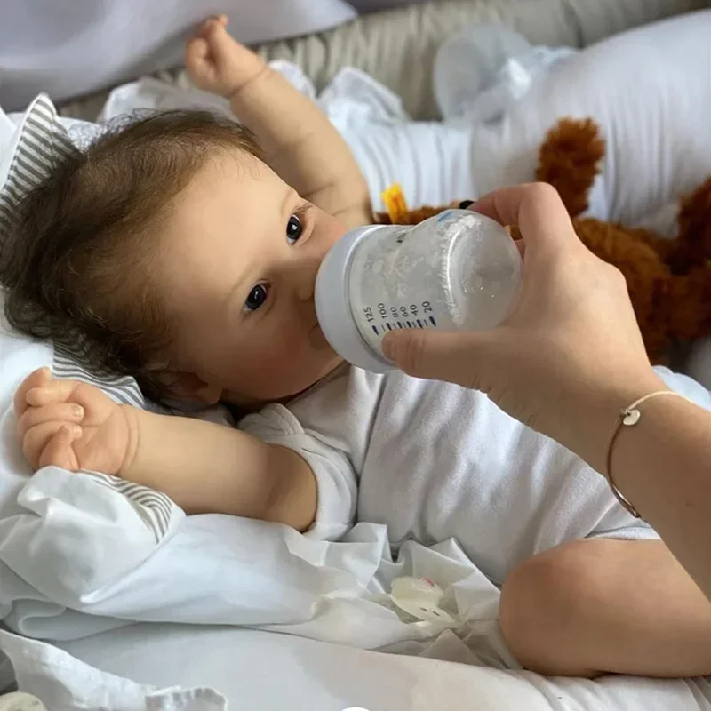Muñeca Maddie realista de bebé recién nacido pintada a mano 3D
