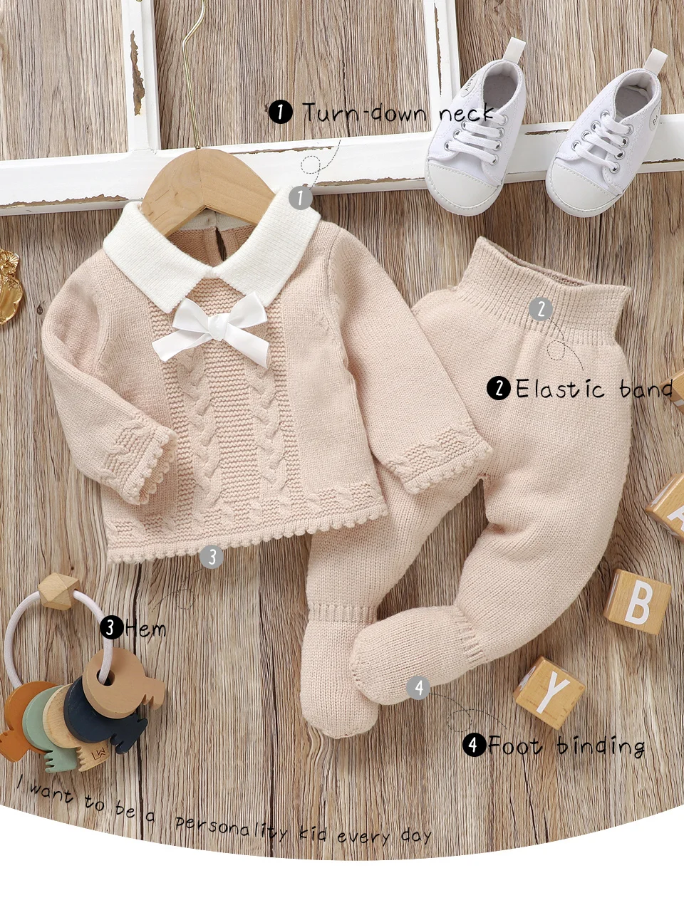 Variación de color del conjunto infantil