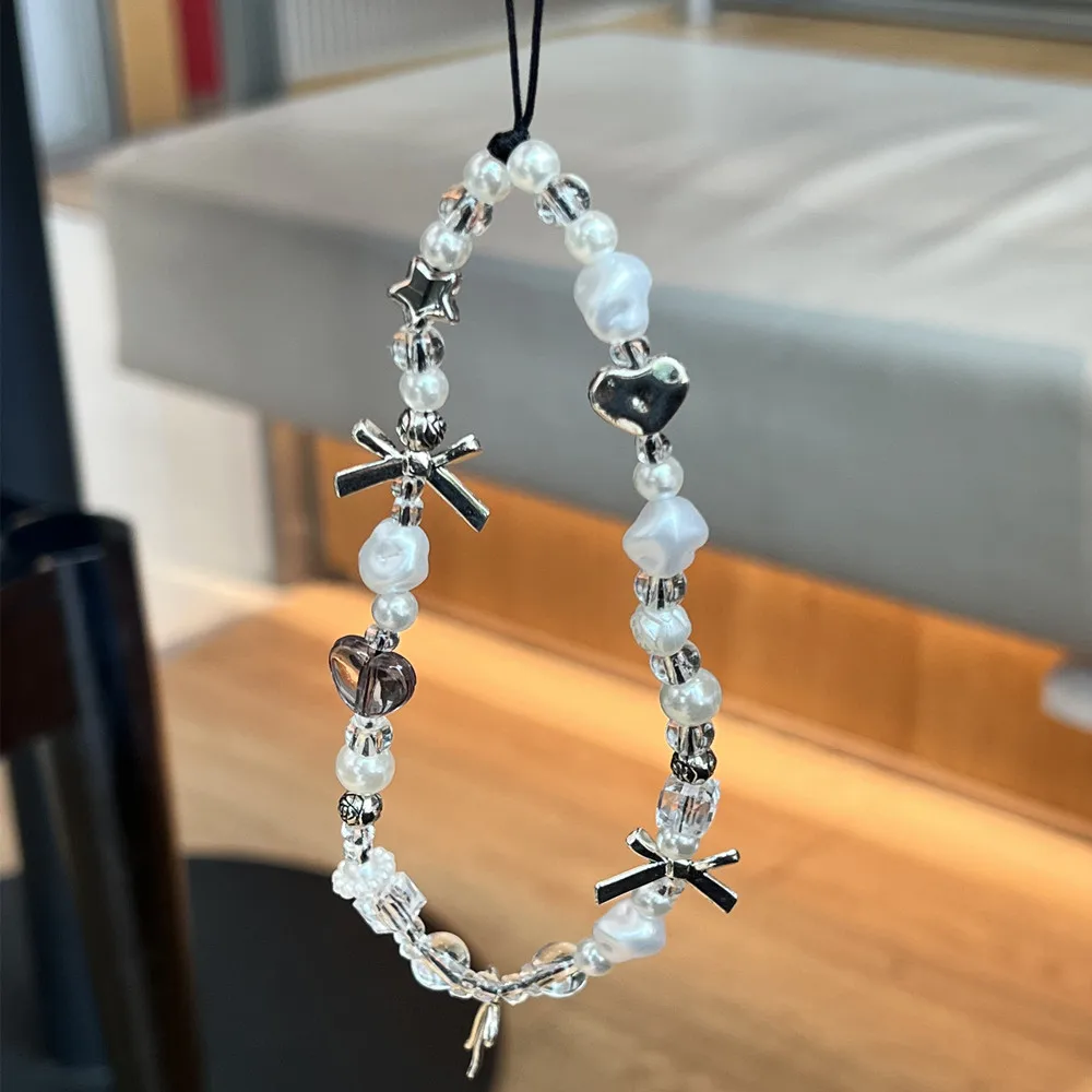 Cadena de móvil para cuna universal con lazo corazón y colgante - imagen 5