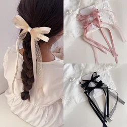 Pinzas de encaje con lazo para niña – Set sweet charm
