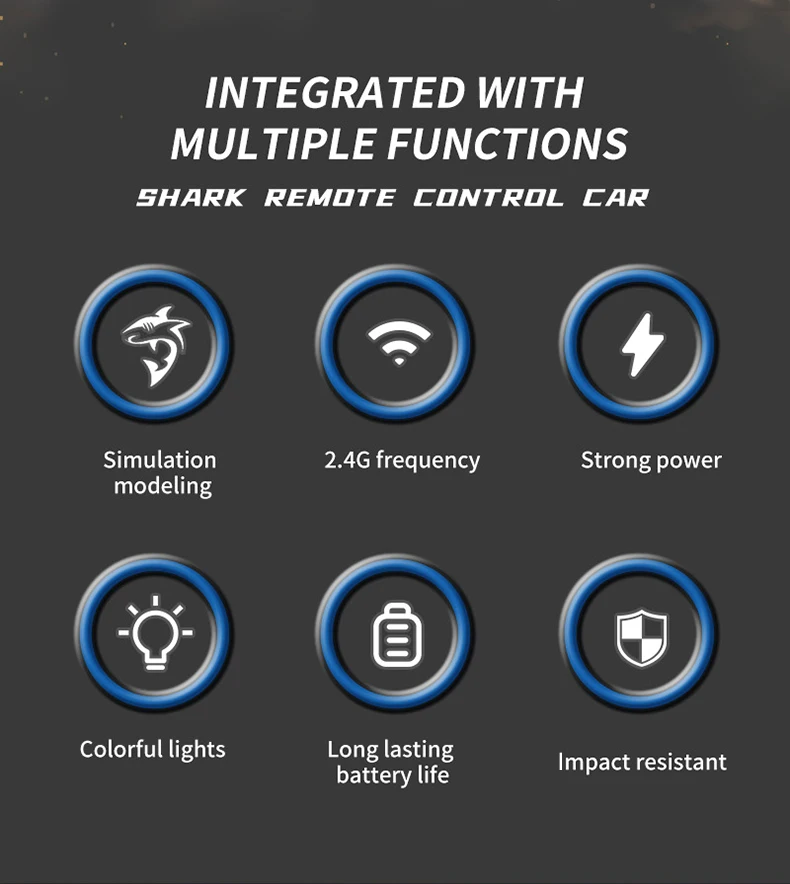 Control remoto para movimientos y rotación 360°