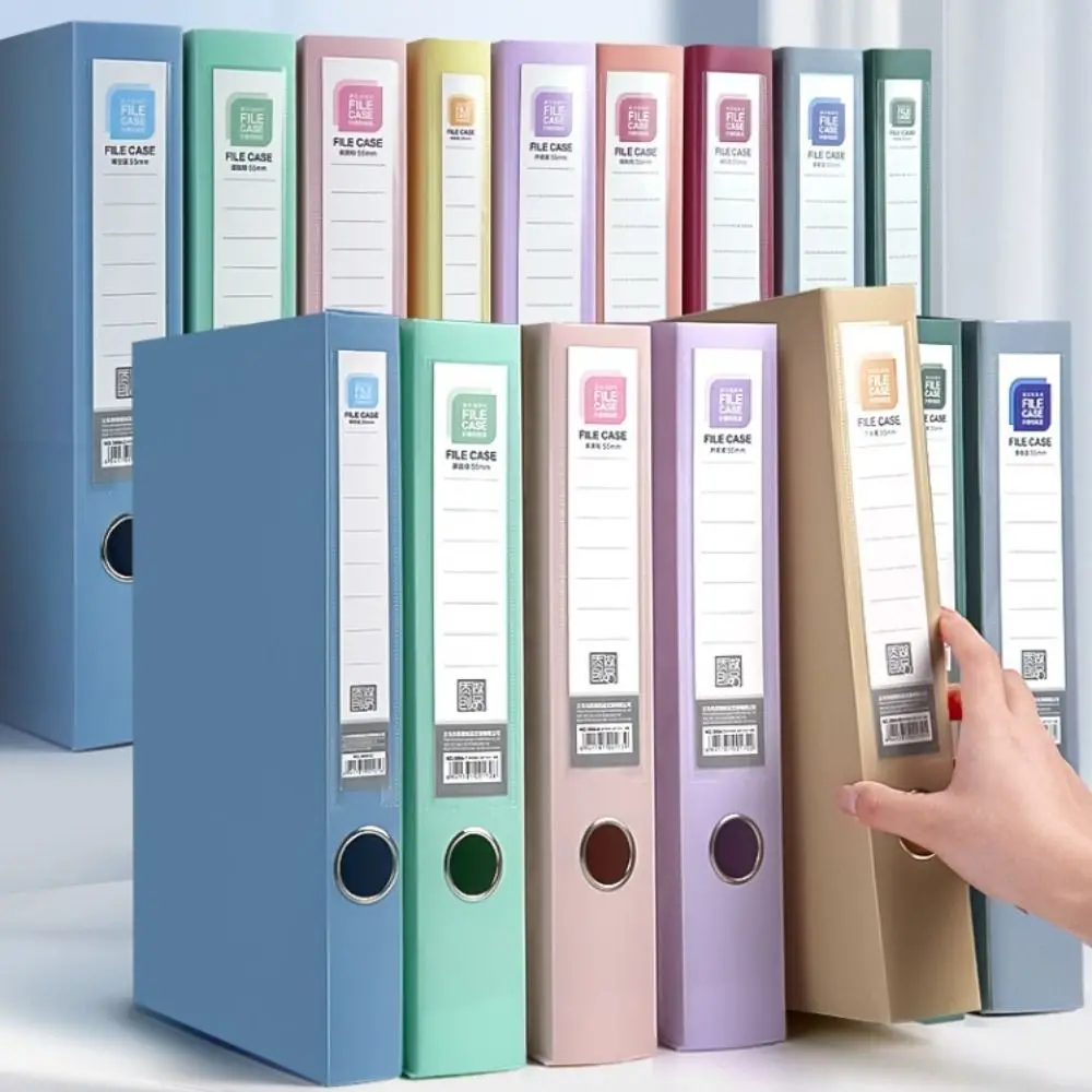 Carpeta A4 de plástico Morandi antipolvo para documentos - imagen 3