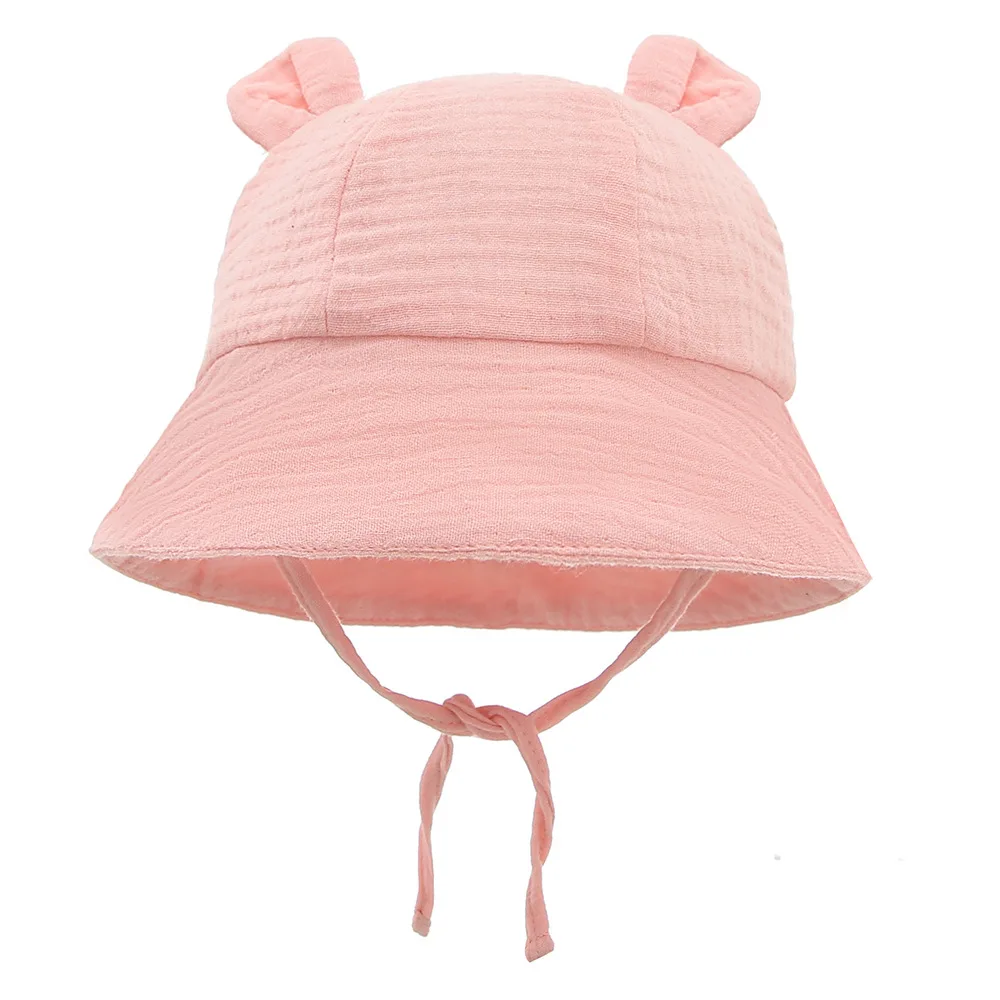 Gorra de cubo de muselina para bebé – Primavera/Otoño - imagen 3