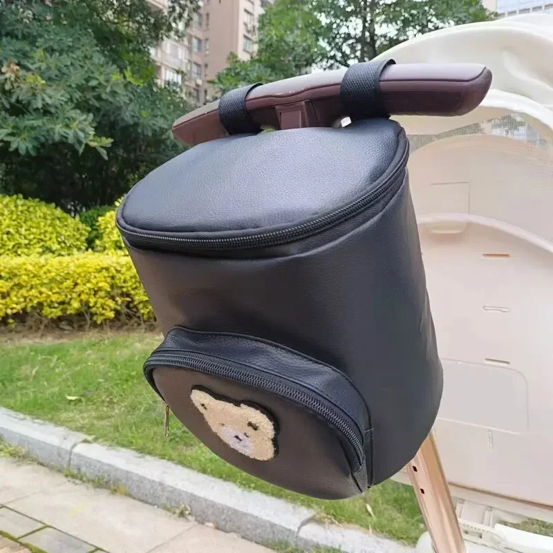 Bolsa colgante para cochecito de bebé impermeable con paraguas