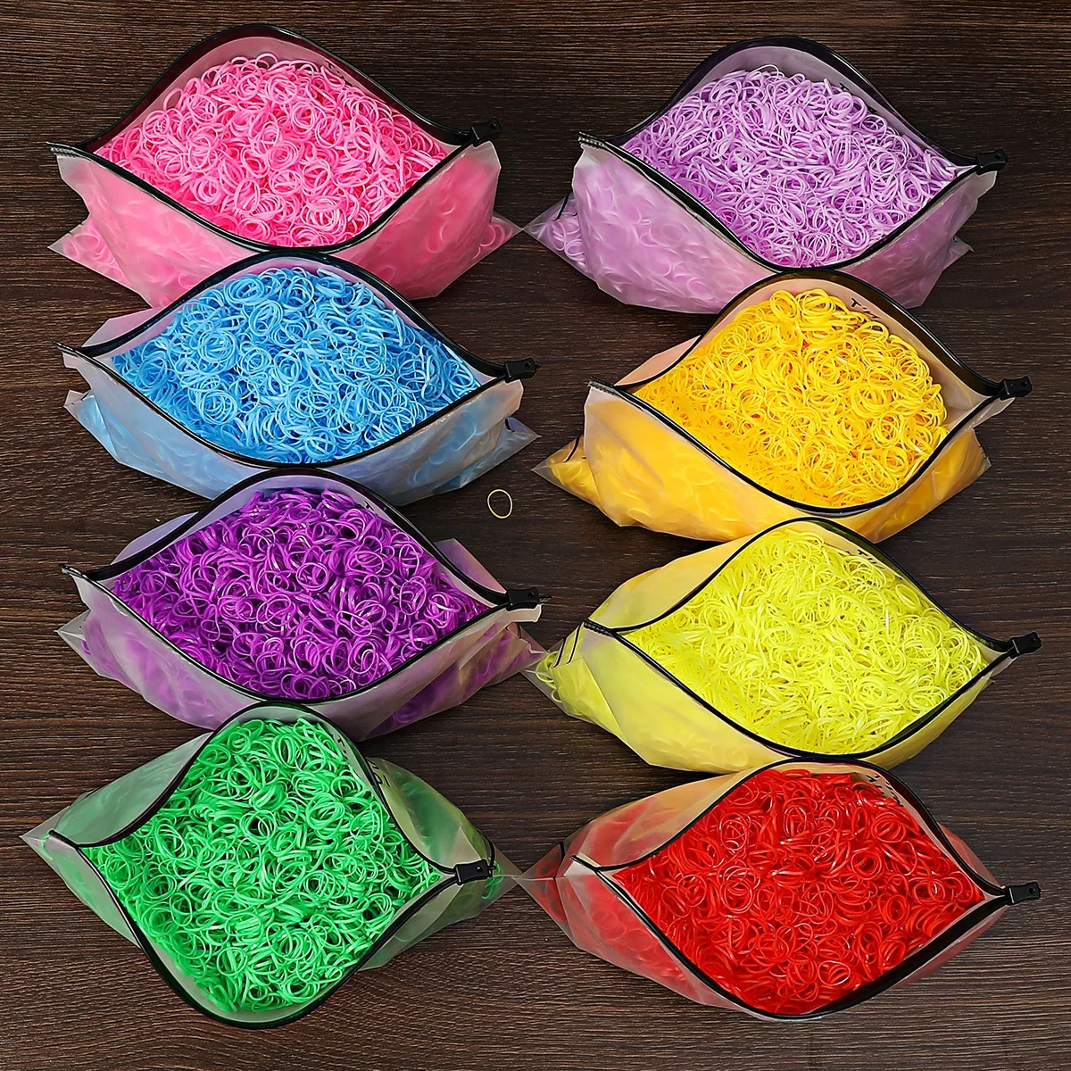 Bandas elásticas coloridas para cabello infantil – Suaves y seguras - imagen 3