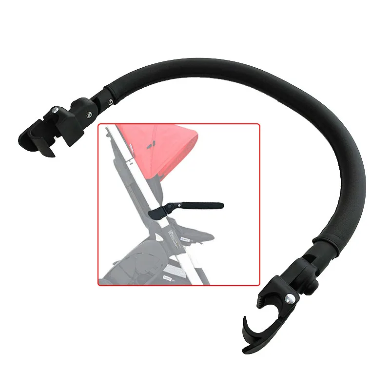 Bugaboo Barra parachoques de cuero auténtico para silla de paseo