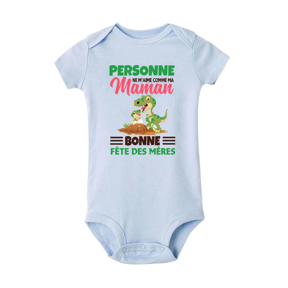 Pelele manga corta para bebé recién nacido estampado Día de la Madre - imagen 3