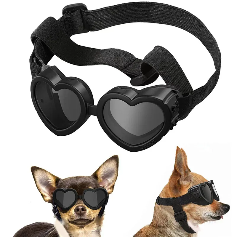 Gafas de sol UV en forma de corazón para perros y gatos - imagen 3