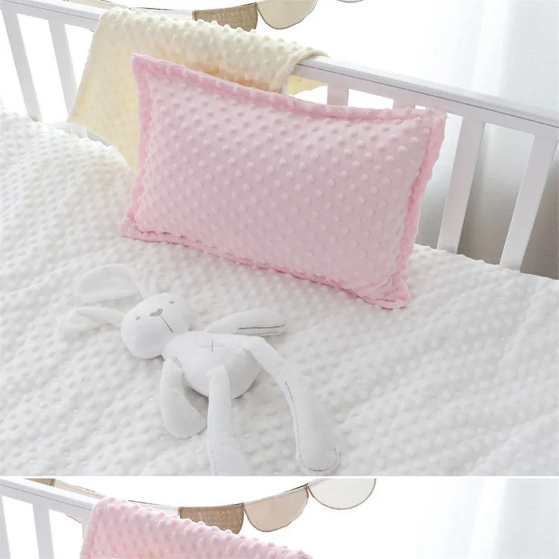 Fundas de almohada infantiles de terciopelo suave para siestas