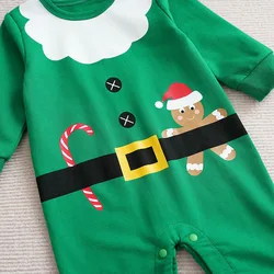 Pelele bebé Papá Noel con sombrero rojo – Moda navideña infantil