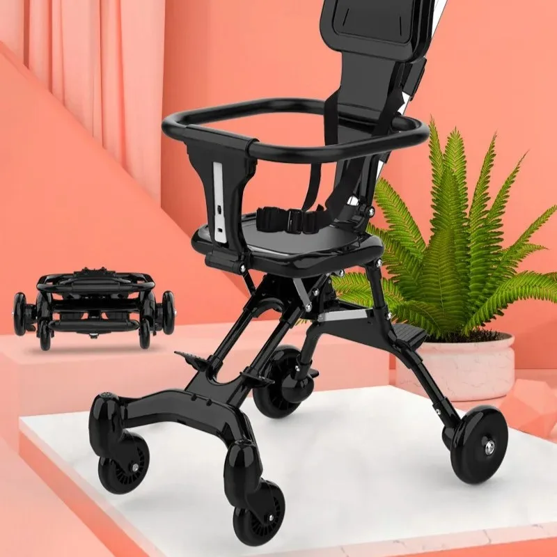 Cochecito ligero plegable con asiento reversible para recien nacidos - imagen 2