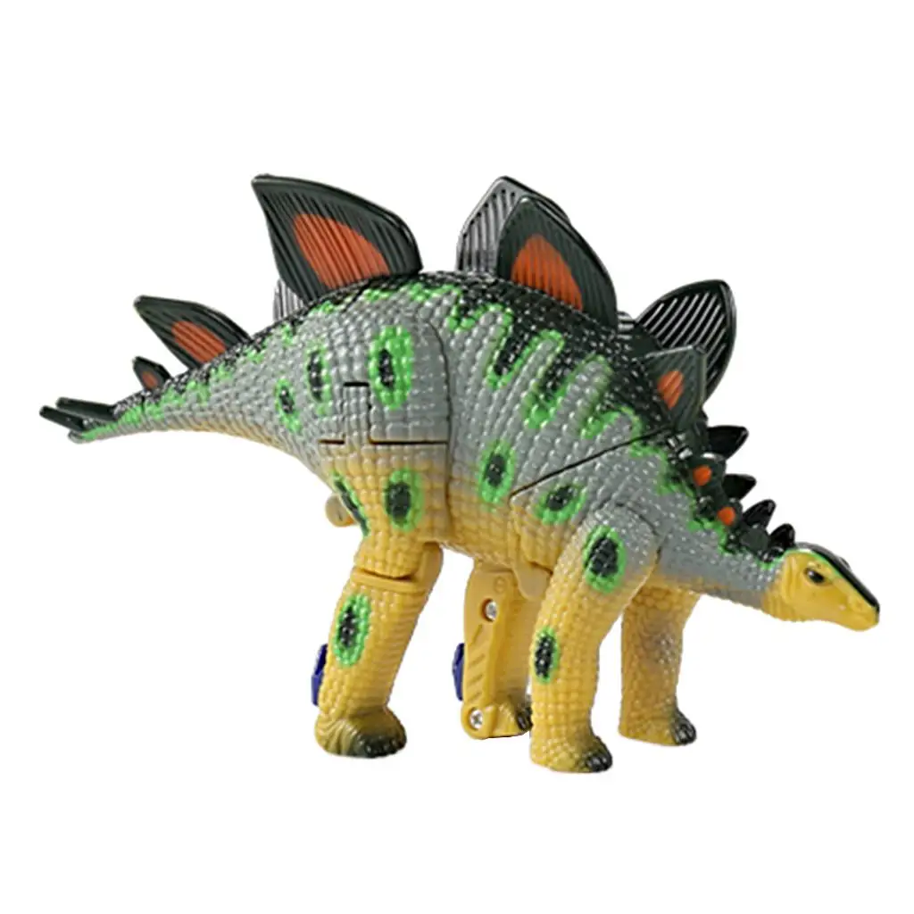 Juguete dinosaurio transformable tipo robot de plástico para niños - imagen 4