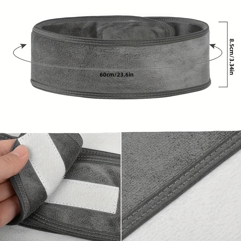 Diadema ajustable para deporte y cuidado facial