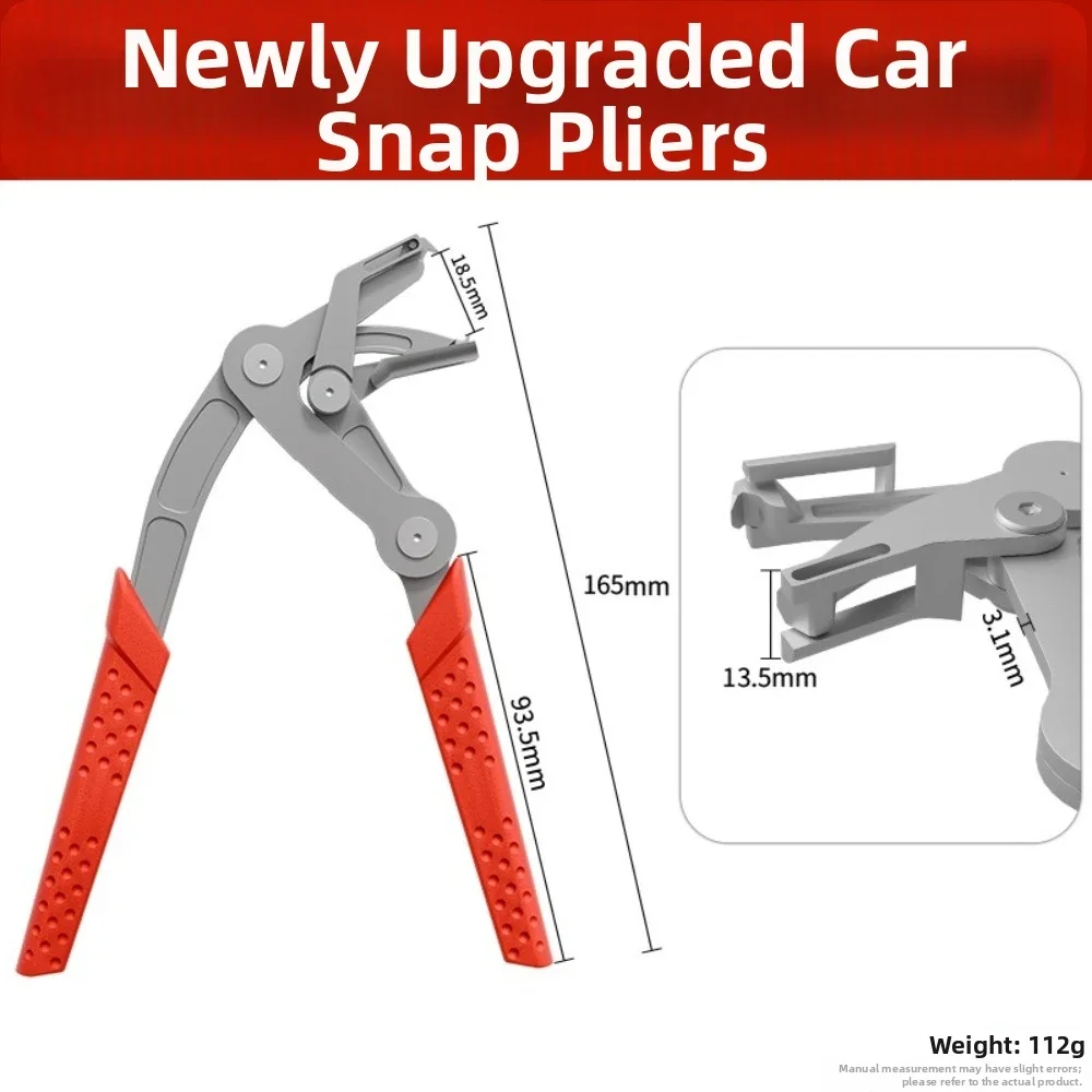 Alicates para quitar clips de coche con goma
