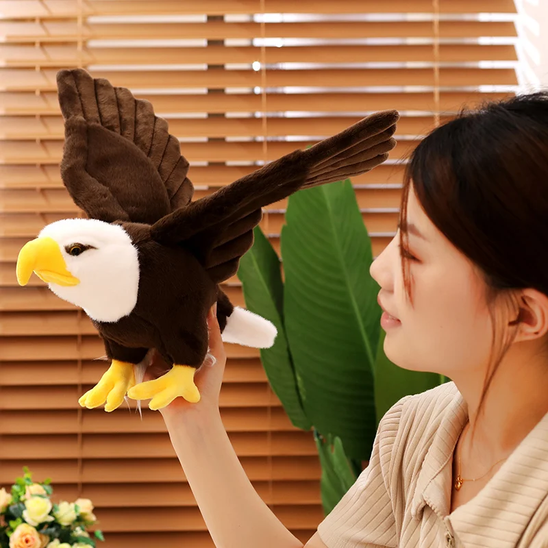 Peluche de águila calva suave para niños – regalo de cumpleaños - imagen 4