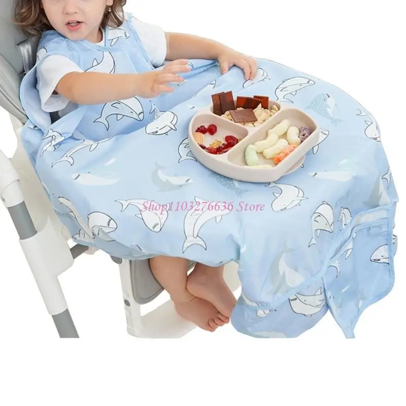 Babero impermeable sin mangas para bebé, ideal en comidas - imagen 2