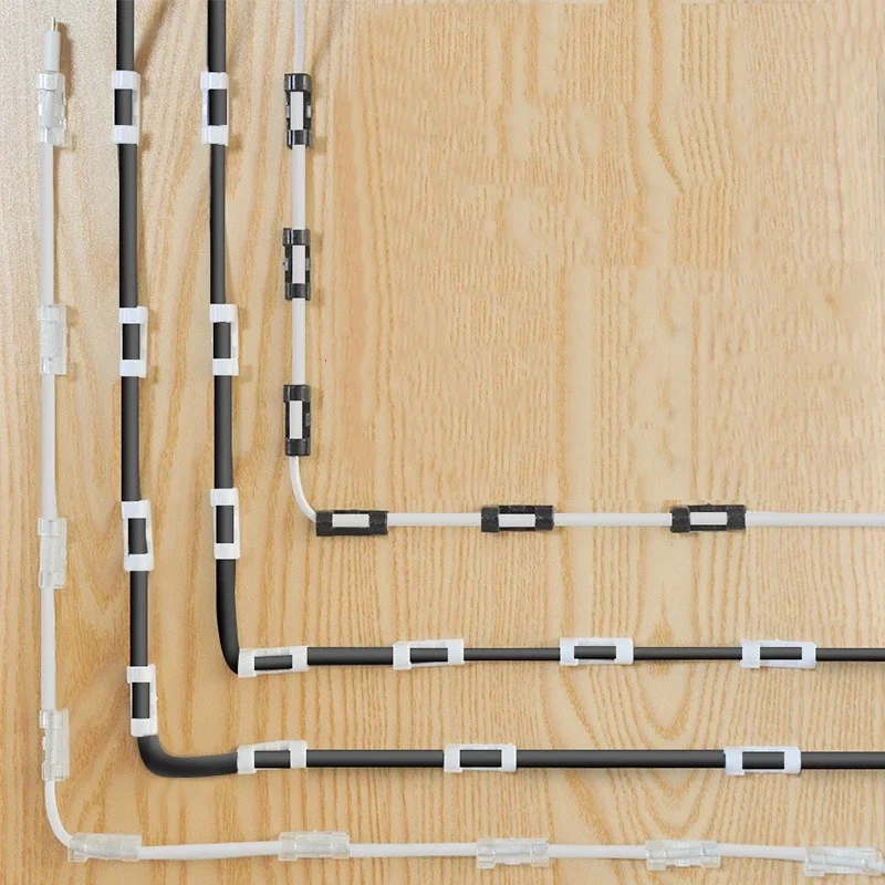 Clips autoadhesivos para organización infantil – Soporte seguro cables - imagen 5