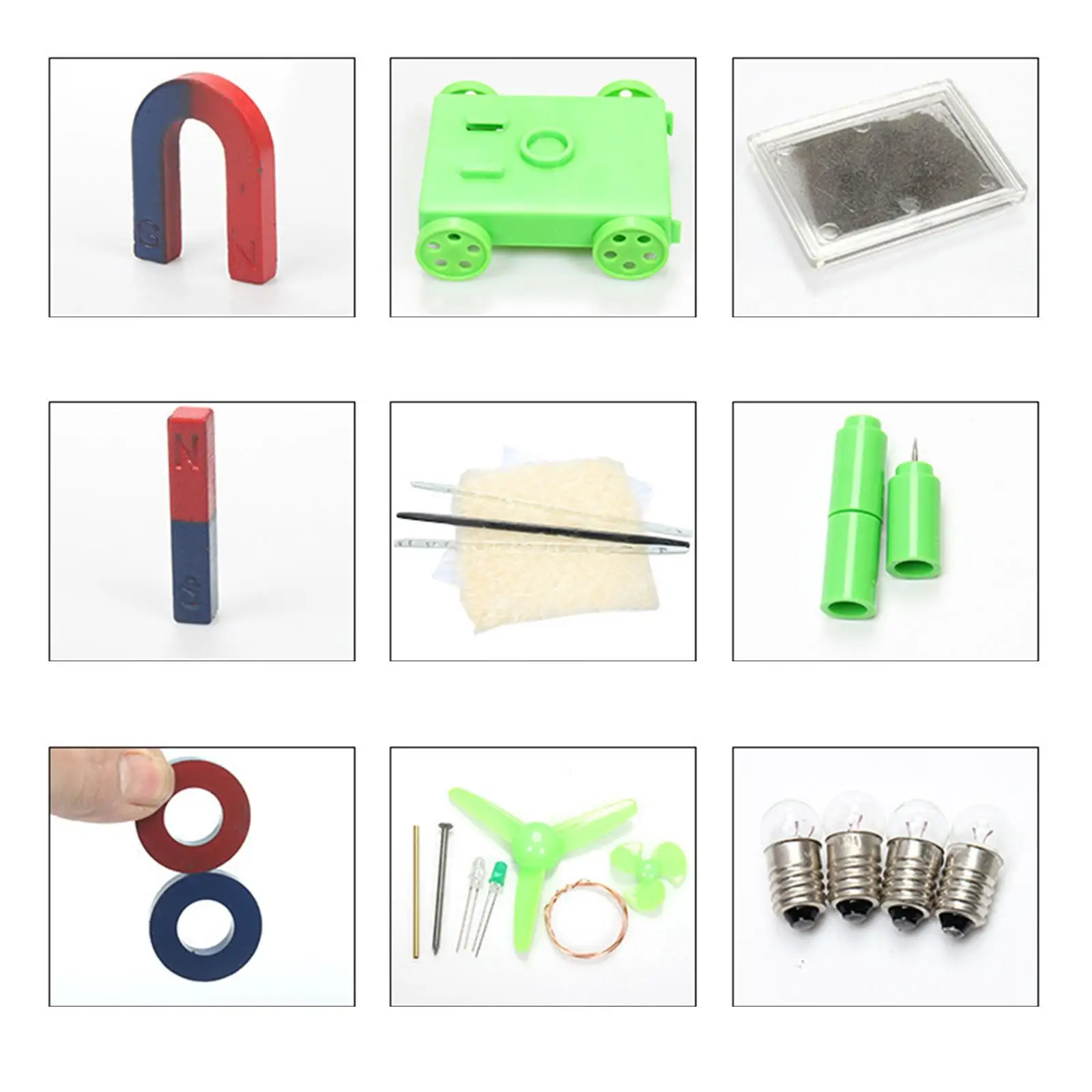 Kit de circuito eléctrico para secundaria, juguete educativo - imagen 3