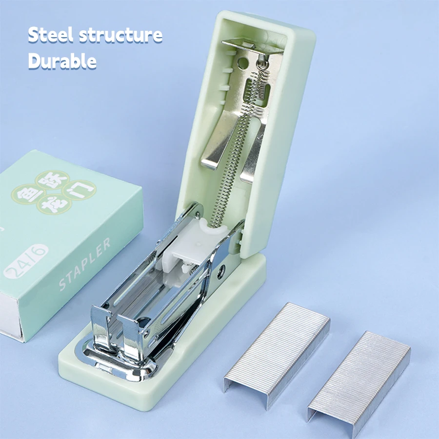 Grapadora escolar mini multifuncional para papelería - imagen 2