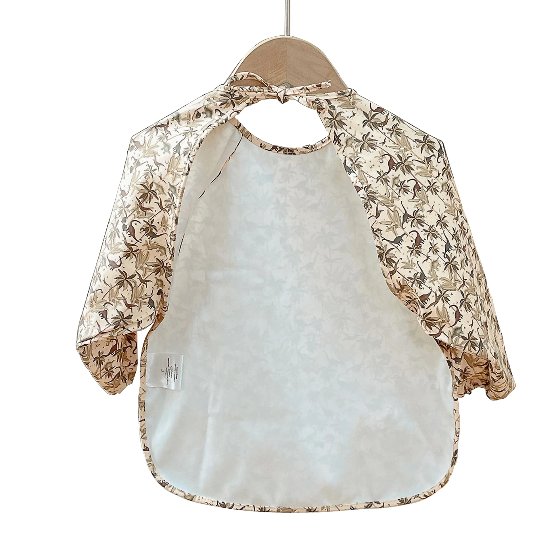 Babero alimentación impermeable para bebé manga larga estampado infantil - imagen 5