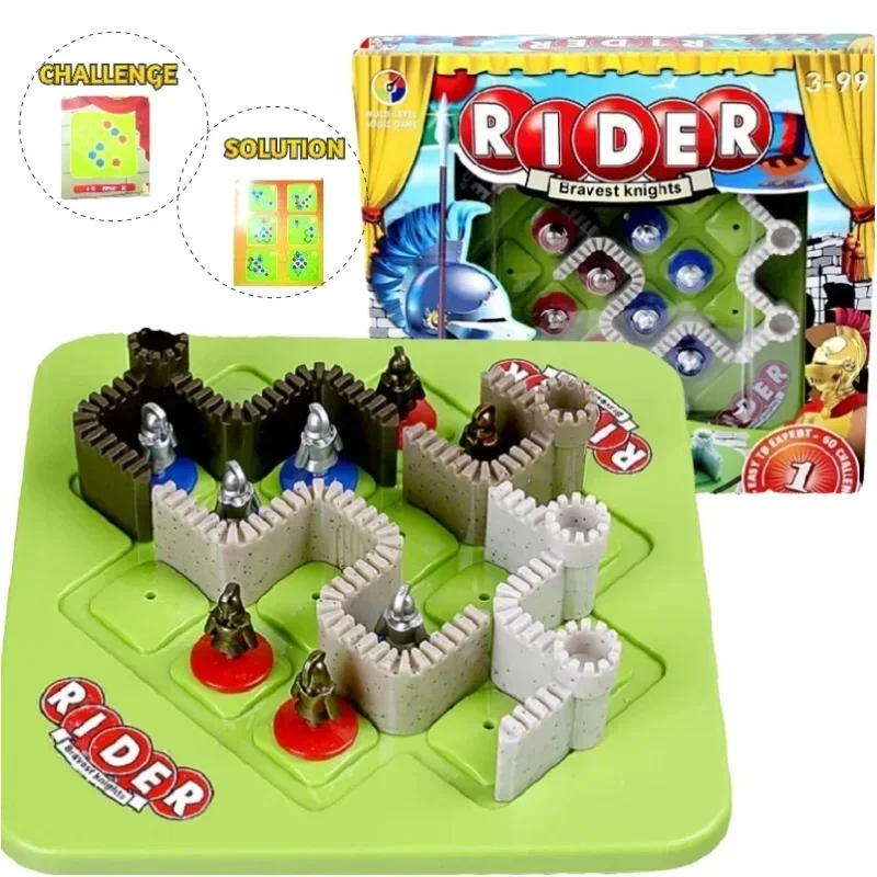 Juego de mesa de laberinto de castillo para niños – lógica en familia