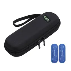 Estuche térmico para insulina con termómetro y organizador impermeable