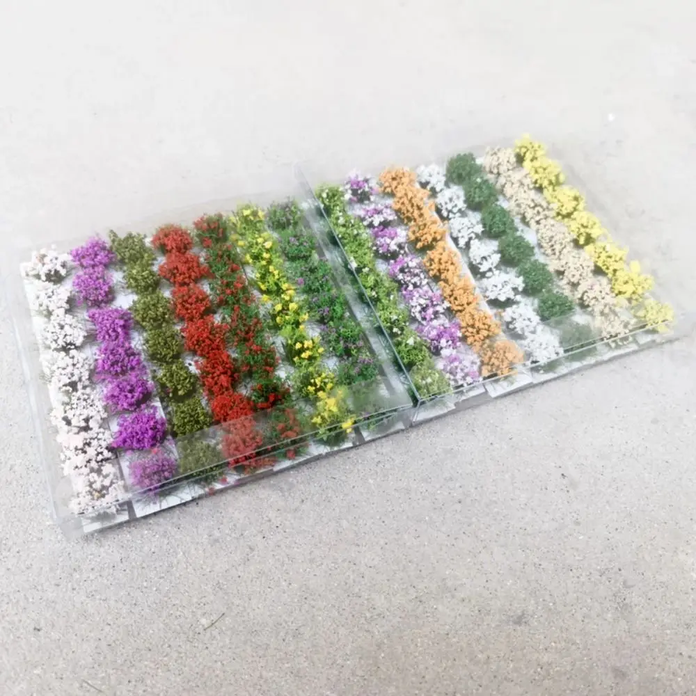 Flores estáticas de 8 mm para maquetas HO
