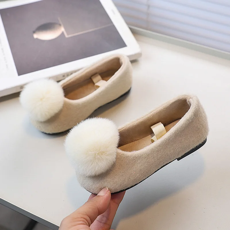 Zapatos de princesa en piel con suela suave niña primavera y otoño