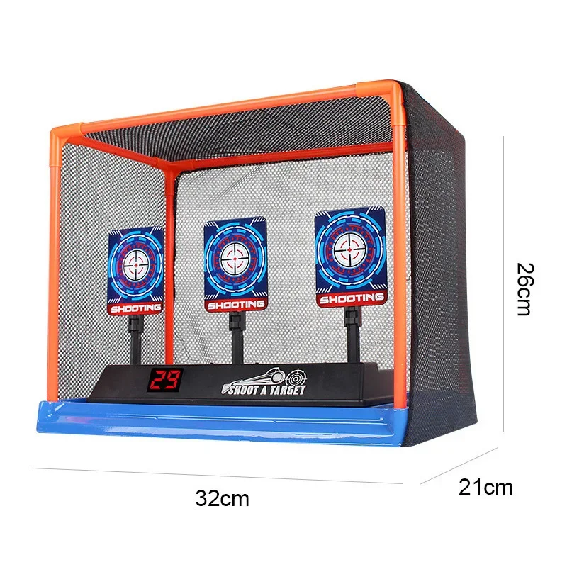 Pistolas Nerf con luz y sonido para niños – Juego de puntería
