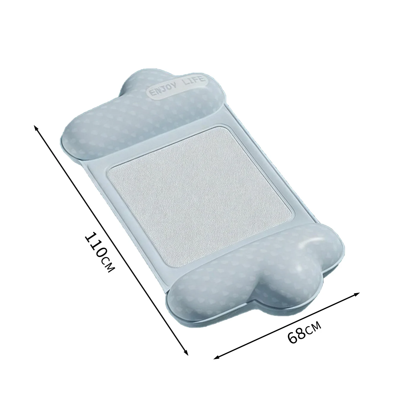 Colchoneta flotante inflable para piscina con hamaca de malla - imagen 5