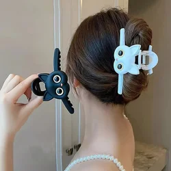 Pinza para el pelo de cangrejo y gato negro divertida infantil