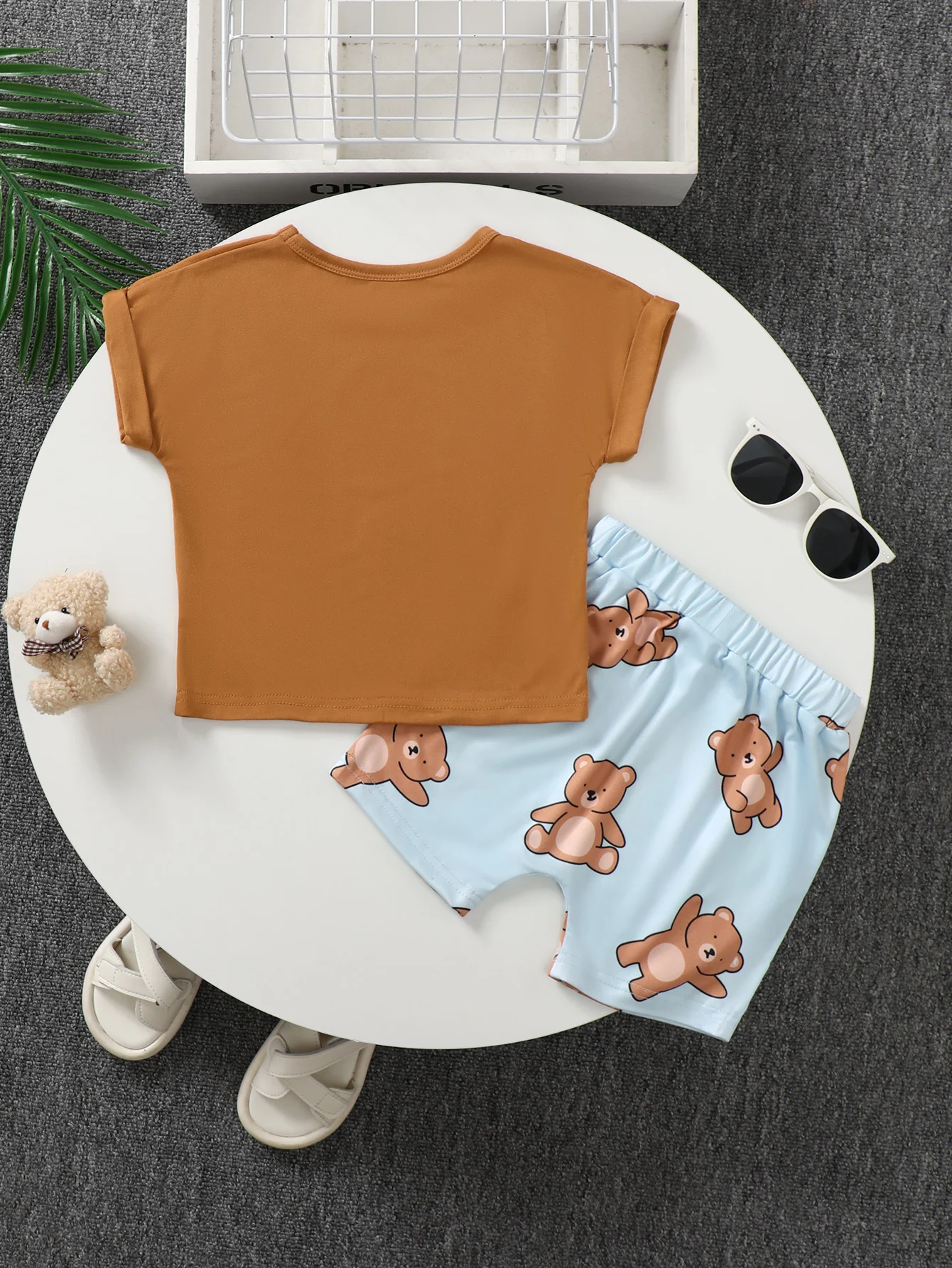 Conjunto de 2 piezas para bebé, estilo casual de verano