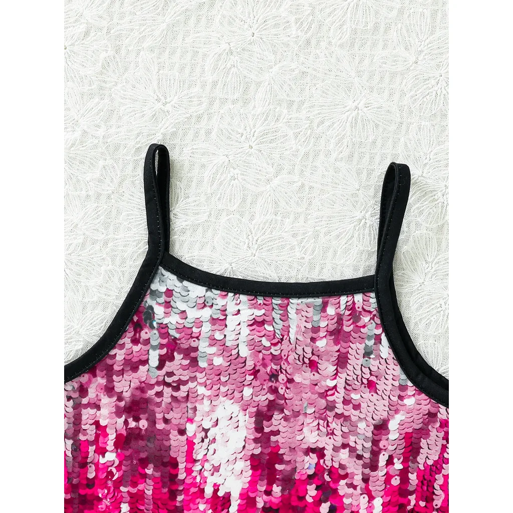 Vestido camisola verano niña – Estampado escamas de pescado - imagen 2